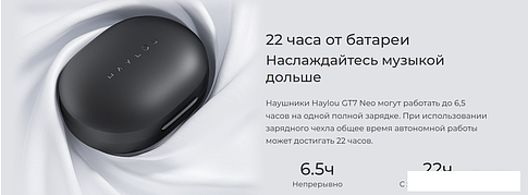 Наушники Haylou GT7 Neo (черный)