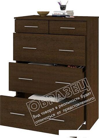 Комод Кортекс-мебель Модерн 80-5ш (береза/дуб сонома)