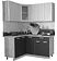 Готовая кухня Интерлиния Мила 12x16 (бетон-бетон-кастилло темный)