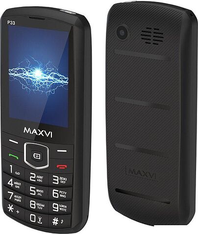 Телефон Maxvi P33 (черный)