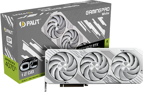 Видеокарта Palit GeForce RTX 4070 Ti GamingPro White NED407T019K9-1043W