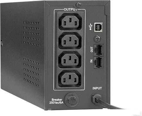 Источник бесперебойного питания ExeGate Power Back BNB-850.LED.AVR.C13.RJ.USB