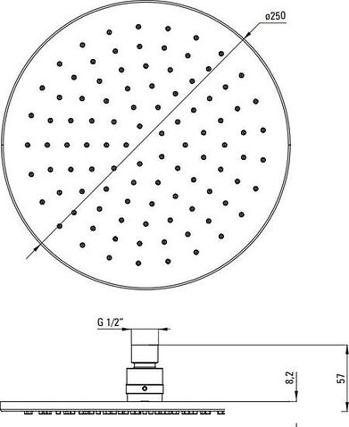 Душевая система  Deante Box Gold BXYZGEBT
