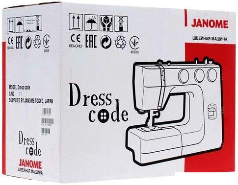 Электромеханическая швейная машина Janome Dresscode