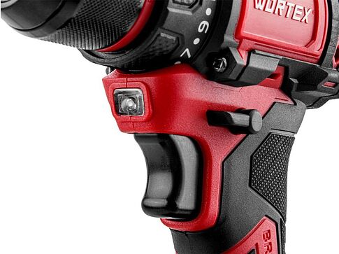 Дрель-шуруповерт Wortex BD 2025 DLi 1329837 (с 2-мя АКБ, кейс)