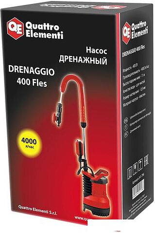 Дренажный насос Quattro Elementi Drenaggio 400 FLES