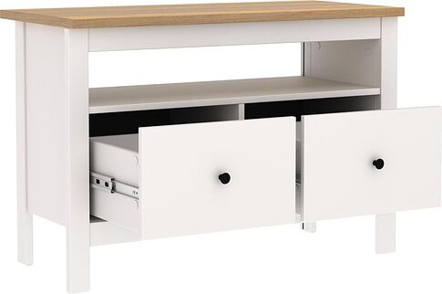 Тумба Mio Tesoro Сага 2 ящика 2.08.03.080.14 (белый/ясень)