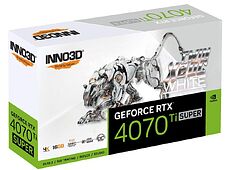 Видеокарта Inno3D GeForce RTX 4070 Ti Super Twin X2 OC White N407TS2-166XX-186156W Видеокарта Inno3D GeForce RTX 4070 Ti Super Twin X2 OC White N407TS2-166XX-186156W