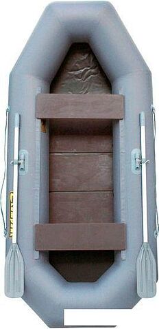 Гребная лодка Leader Компакт-240 ФС (серый)