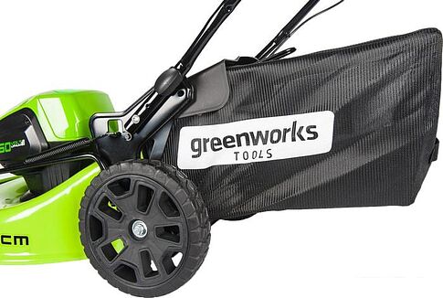 Колёсная газонокосилка Greenworks GD60LM46HP (с 1-м АКБ 4 Ah)