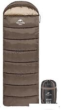 Спальный мешок Naturehike U350 NH20MSD07 (левая молния, коричневый) Спальный мешок Naturehike U350 NH20MSD07 (левая молния, коричневый)