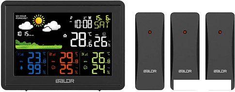Метеостанция Baldr B0359WST4H4PR-black