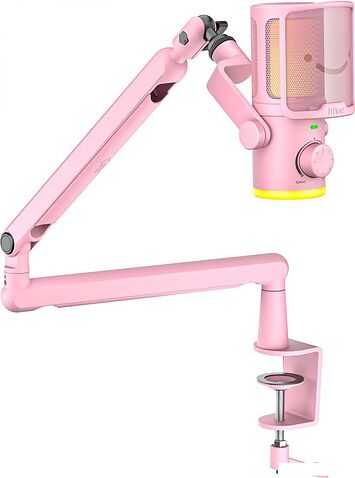 Проводной микрофон FIFINE TAM6 (розовый)