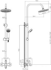 Душевая система Decoroom DR21070