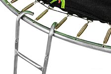 Батут Alpin Sky 12ft - 374 см с защитной сеткой и лестницей