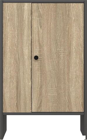 Тумба Mio Tesoro Мини 1 дверь 2.07.03.090.12 (черный/сонома)