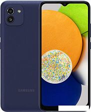 Смартфон Samsung Galaxy A03 SM-A035F/DS 32GB (синий) Смартфон Samsung Galaxy A03 SM-A035F/DS 32GB (синий)