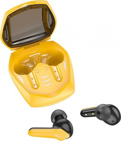 Наушники Hoco EW28 (черный/желтый)