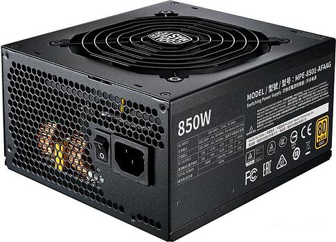 Блок питания Cooler Master MWE Gold 850 V2 Full Modular MPE-8501-AFAAG-EU