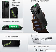 Телефон Doogee Fire 3 Pro 4GB/128GB (серый)