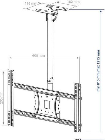 Кронштейн Kromax COBRA-4 (черный)