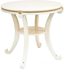 Журнальный столик Мебелик Глория М (молочный дуб)