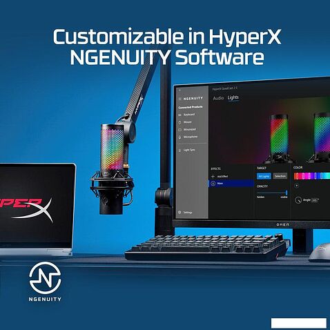 Проводной микрофон HyperX QuadCast 2 S