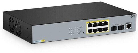 Управляемый коммутатор уровня 2+ FS S3150-8T2FP