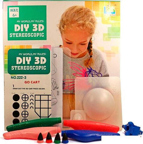 3D-ручка Magic Glue Пегас LM222-3 (4 шт)