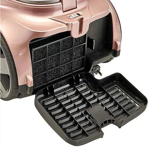 Пылесос Delta DL-0853 (бежево-розовый)