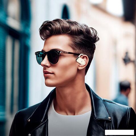 Наушники Hoco EA2 (молочный)