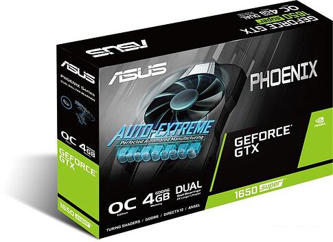 Видеокарта ASUS Phoenix GeForce GTX 1650 Super OC 4GB GDDR6 PH-GTX1650S-O4G