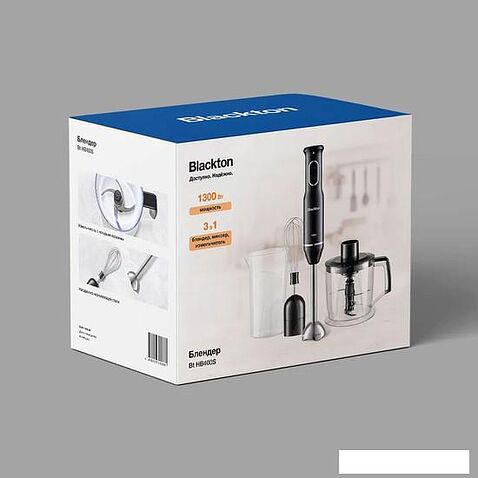 Погружной блендер Blackton Bt HB400S (черный)