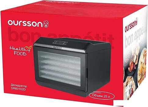 Сушилка для овощей и фруктов Oursson DR60102D/BL
