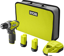 Дрель-шуруповерт Ryobi RCD1201-220S 5133005059 (с 2-мя АКБ, сумка)