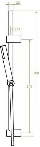 Душевой гарнитур Laveo Pretto NLP 01A2