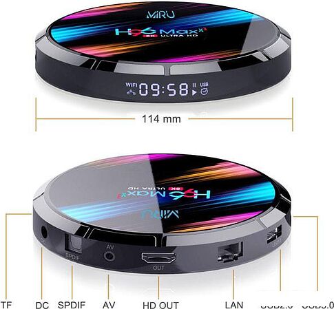 Смарт-приставка Miru H96 Max X3 4ГБ/32ГБ