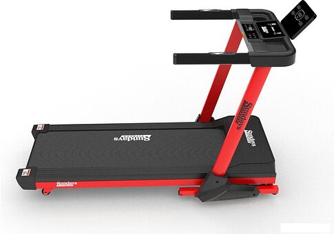 Электрическая беговая дорожка Sundays Fitness Middle Line T7F Plus (черный/красный)