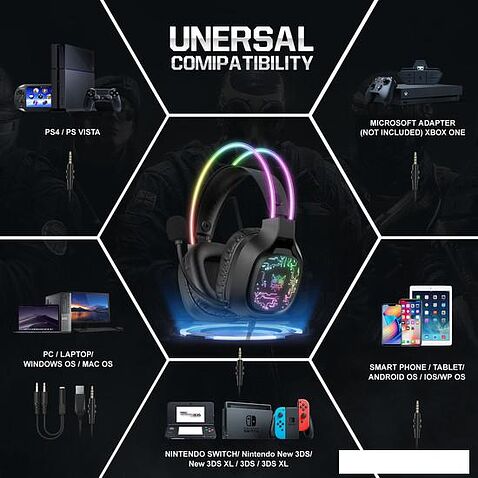 Наушники Onikuma X22 (черный)