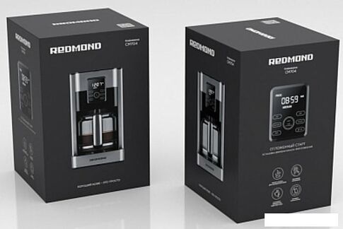 Капельная кофеварка Redmond CM704 (черный)