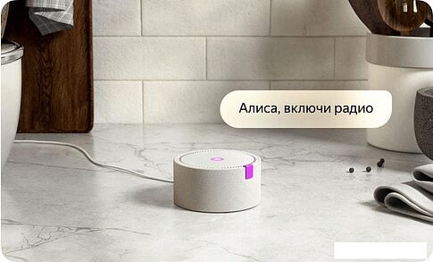 Беспроводная аудиосистема Яндекс Станция Мини (черный)