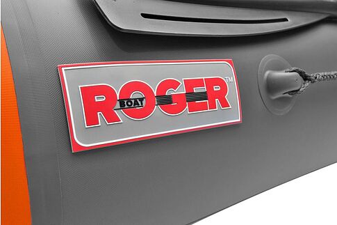 Моторная лодка Roger Boat Trofey 3300 (без киля, графит/оранжевый)