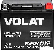 Мотоциклетный аккумулятор VOLAT YT20L-4 (20 А·ч)