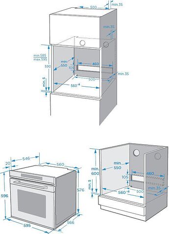 Электрический духовой шкаф Weissgauff EOM 751 PDB Black Edition