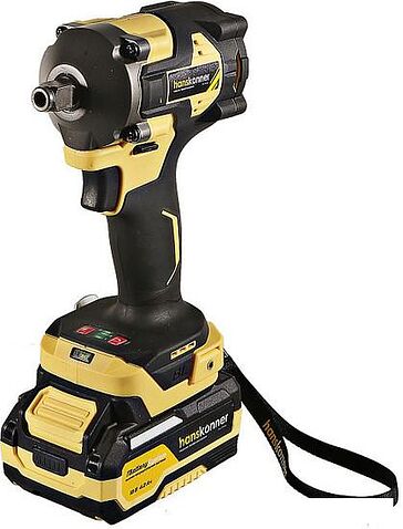 Гайковерт Hanskonner HCD20420BLC (с 1-им АКБ, кейс)