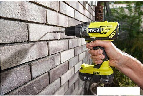 Ударная дрель-шуруповерт Ryobi R18PD3-242S 5133003820 (с 2-мя АКБ 4 Ah + 2 Ah, сумка)