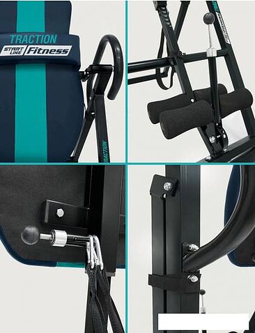Инверсионный стол Start Line Fitness Traction SLFIT03S-BB (синий/бирюзовый)