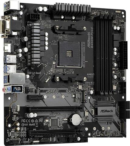 Материнская плата ASRock B450M Pro4