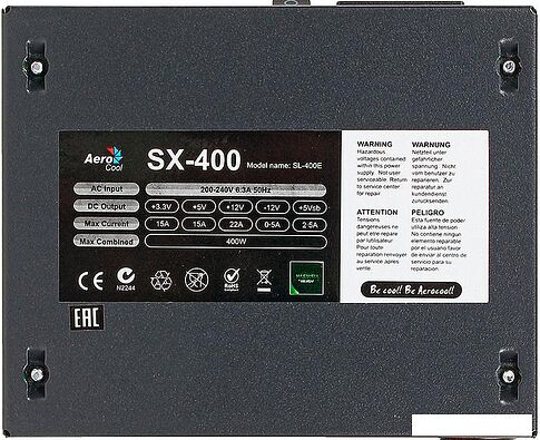 Блок питания AeroCool SX-400