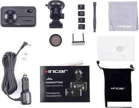 Видеорегистратор-радар детектор-GPS информатор (3в1) Incar SDR-181 Manhattan GPS
